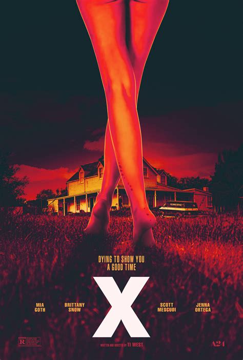 The X movie ending crescendos to a bloody spectacle of a finale that throws up several lingering questions. Director Ti West's 2022 slasher X follows a film crew as they arrive at a secluded Texas farm to shoot a pornographic film in the late 1970s, which idealistic fictional adult movie director RJ (Owen Campbell) believes will be "a piece of â€¦. Fim x